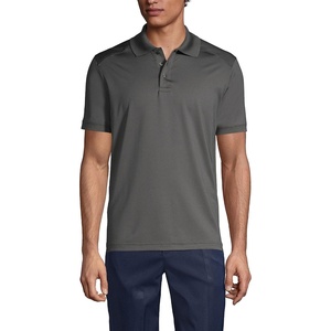 image:imageLands End School Uniform Young Mens Short Sleeve Rapid Dry Polo ShirtSoapstone