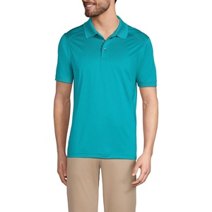 image:imageLands End School Uniform Young Mens Short Sleeve Rapid Dry Polo ShirtTeal Breeze