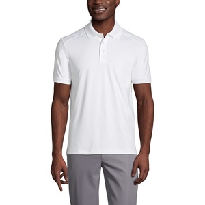 image:imageLands End School Uniform Young Mens Short Sleeve Rapid Dry Polo ShirtWhite