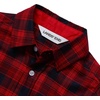 image:imageLands End Boys Button Down Poplin ShirtApple Red Plaid
