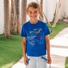 image:imageLands End Boys Graphic T ShirtSea LifeNautical Blue