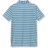 image:imageLands End Boys Short Sleeve Athletic Polo ShirtDark BlueWhite Stripe