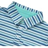 image:imageLands End Boys Short Sleeve Athletic Polo ShirtDark BlueWhite Stripe