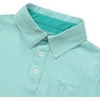 image:imageLands End Boys Short Sleeve Athletic Polo ShirtTeal Stripe