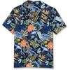 image:imageLands End Boys Short Sleeve Slub Camp ShirtPineapple SurfDeep Sea Navy