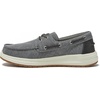 image:imageLands End Canvas Boat Shoes Men Deck Shoes Mens Boat Shoes Slip Ons  Navy Blue Tan Brown or Grey Mens Casual Shoes Size 813Light Graphite