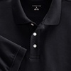 image:imageLands End Essentials Womens Short Sleeve All Day Comfort Polo Shirt  100 Cotton Wont Shrink Pill FadeBlack