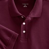 image:imageLands End Essentials Womens Short Sleeve All Day Comfort Polo Shirt  100 Cotton Wont Shrink Pill FadeBurgundy