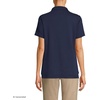 image:imageLands End Essentials Womens Short Sleeve All Day Comfort Polo Shirt  100 Cotton Wont Shrink Pill FadeClassic Navy