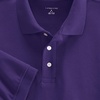 image:imageLands End Essentials Womens Short Sleeve All Day Comfort Polo Shirt  100 Cotton Wont Shrink Pill FadeDeep Purple