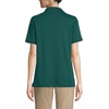 image:imageLands End Essentials Womens Short Sleeve All Day Comfort Polo Shirt  100 Cotton Wont Shrink Pill FadeEvergreen