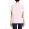image:imageLands End Essentials Womens Short Sleeve All Day Comfort Polo Shirt  100 Cotton Wont Shrink Pill FadeIce Pink