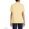image:imageLands End Essentials Womens Short Sleeve All Day Comfort Polo Shirt  100 Cotton Wont Shrink Pill FadeMaize