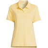 image:imageLands End Essentials Womens Short Sleeve All Day Comfort Polo Shirt  100 Cotton Wont Shrink Pill FadeMaize