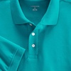 image:imageLands End Essentials Womens Short Sleeve All Day Comfort Polo Shirt  100 Cotton Wont Shrink Pill FadeTeal Breeze