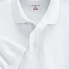 image:imageLands End Essentials Womens Short Sleeve All Day Comfort Polo Shirt  100 Cotton Wont Shrink Pill FadeWhite