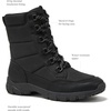 image:imageLands End Expedition Insulated Winter Boots for Men Lace Up or Slip On Waterproof Mens Snow Boots Medium or Wide Width Mens Shoes Size 8 to 13 Black Brown Green or GreyBlack Max