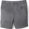 image:imageLands End Girls Plain Front Blend Chino ShortsArctic Gray
