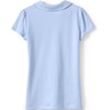image:imageLands End Girls Short Sleeve Peter Pan Collar Polo ShirtBlue