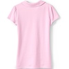 image:imageLands End Girls Short Sleeve Peter Pan Collar Polo ShirtIce Pink