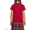 image:imageLands End Girls Short Sleeve Peter Pan Collar Polo ShirtRed