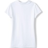 image:imageLands End Girls Short Sleeve Peter Pan Collar Polo ShirtWhite