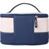image:imageLands End Large Makeup Bag Train Case with 2 100 ML Plastic Travel  Bottles SoftSided Cosmetic Travel Bag NavyNavy