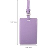 image:imageLands End Luggage Tags 2Pack Travel Bag Tag Lilac  Suitcase IdentifierLilac