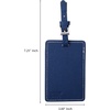 image:imageLands End Luggage Tags 2Pack Travel Bag Tag Lilac  Suitcase IdentifierNavy