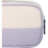 image:imageLands End Medium Rectangular Dopp Kit for Travel Navy M  Striped Canvas Toiletry Bag with Top ZipLilac