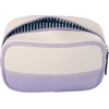 image:imageLands End Medium Rectangular Dopp Kit for Travel Navy M  Striped Canvas Toiletry Bag with Top ZipLilac