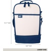 image:imageLands End Medium Wine Cooler Bag with 2 BPAFree Glasses Insulated Wine  Bag for Travel