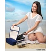 image:imageLands End Medium Wine Cooler Bag with 2 BPAFree Glasses Insulated Wine  Bag for Travel