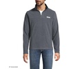 image:imageLands End Mens Anyweather Fleece Quarter Zip PulloverDark Charcoal Heather