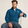image:imageLands End Mens Anyweather Fleece Quarter Zip PulloverEvening Bay