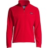 image:imageLands End Mens Anyweather Fleece Quarter Zip PulloverRich Red
