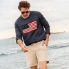 image:imageLands End Mens Big 9 Traditional Fit No Iron Chino ShortsLight Stone