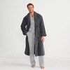 image:imageLands End Mens Calf Length Terry RobeCharcoal