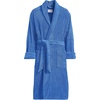 image:imageLands End Mens Calf Length Terry RobeMuted Cobalt Blues