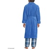 image:imageLands End Mens Calf Length Terry RobeMuted Cobalt Blues