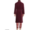 image:imageLands End Mens Calf Length Terry RobeRich Burgundy