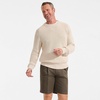 image:imageLands End Mens Comfort Waist Pleated 9 No Iron Chino ShortsCinder Brown