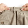 image:imageLands End Mens Comfort Waist Pleated 9 No Iron Chino ShortsKhaki