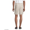 image:imageLands End Mens Comfort Waist Pleated 9 No Iron Chino ShortsLight Stone