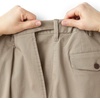 image:imageLands End Mens Comfort Waist Relaxed Fit Pleated Knockabout Chino PantsKhaki