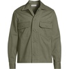 image:imageLands End Mens Denim Utility Shirt JacketRiver Stone Green