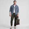 image:imageLands End Mens Denim Utility Shirt JacketStone Wash