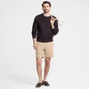 image:imageLands End Mens Drifter Cotton Crewneck SweaterBlack Currant