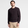 image:imageLands End Mens Drifter Cotton Crewneck SweaterBlack Currant