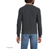 image:imageLands End Mens Drifter Cotton Crewneck SweaterDark Charcoal Heather